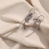 Sparkling Tassels Drop Earrings With Cubic Zirconia Stones Sturdy Allergy Resistant For Women