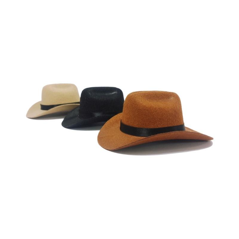 Pet Cowboy Costume Cosplay Cap Halloween Costumes for Dogs Cat Pet Party Decoration Mini Cowboy Hat
