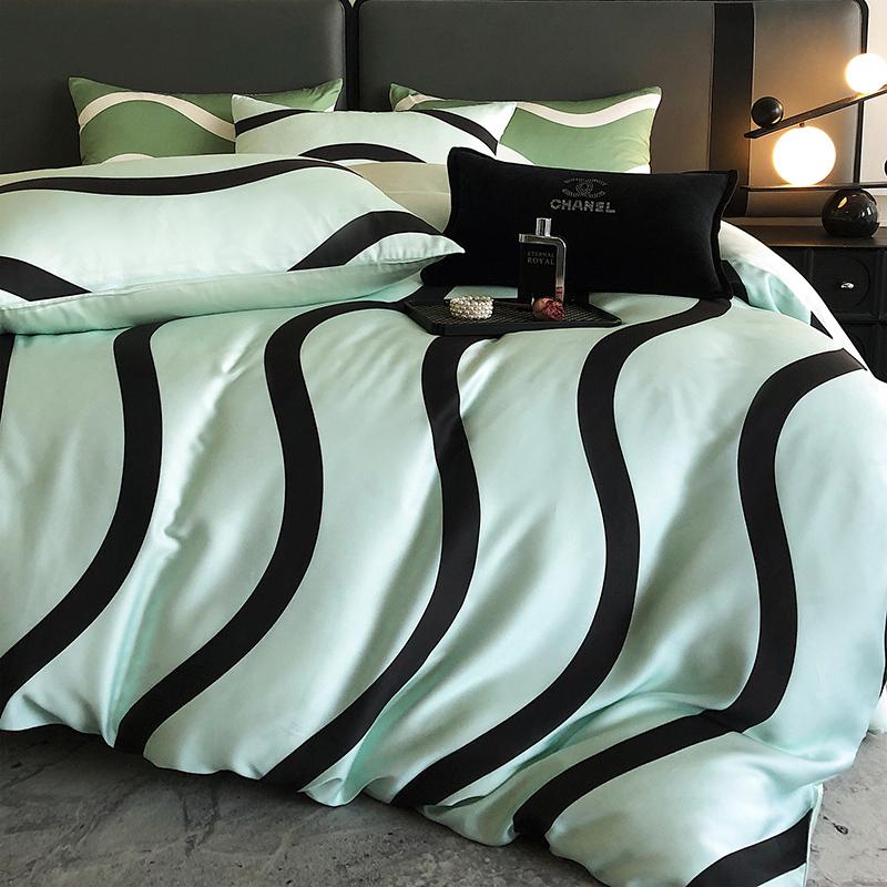 New  Luxury 100% Tencel Bedding Sets - High - Density, High - Count for 1.5m/1.8m/2.0m Beds