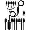 Male to Male Adapter Cord Wire USB Type C Splitter Cable for Multi Device 2 in 1/3 in 1 Charging and Data Transfer Line