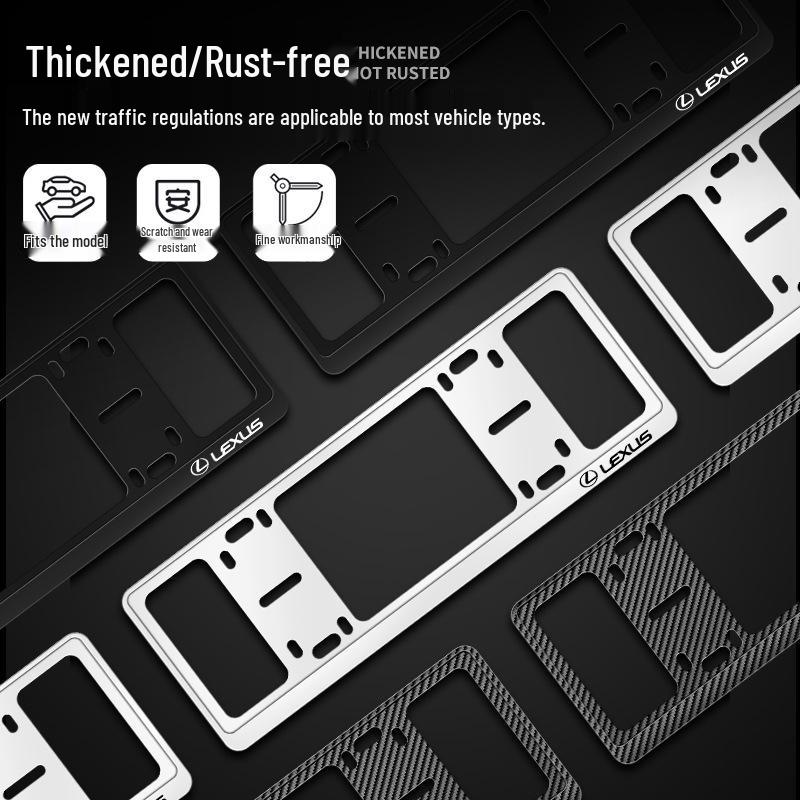 Lexus Kennzeichenhalter Kompatibel mit ES260, RX300, HLS200, UX, NX Modellen