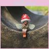 Farmhouse Fairy Resin Decor With Mushroom Figurine For Garden And Outdoor Display