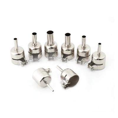 Hot Air Nozzle Welding Nozzle Silver Stainless Steel
