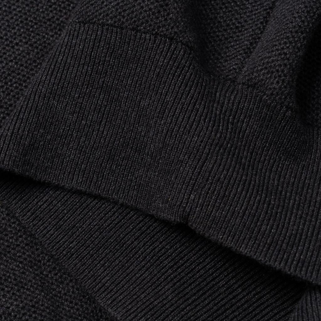 Polo Ralph Lauren FW22 Solid Logo Embroidered Mesh Knit Sweater Men Sweater Gray MNPOSWE16821115-020