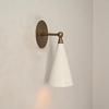 Wall Articulated Mid Century Modern Solid Antique Brass Sputnik Stilnovo Light Fixture