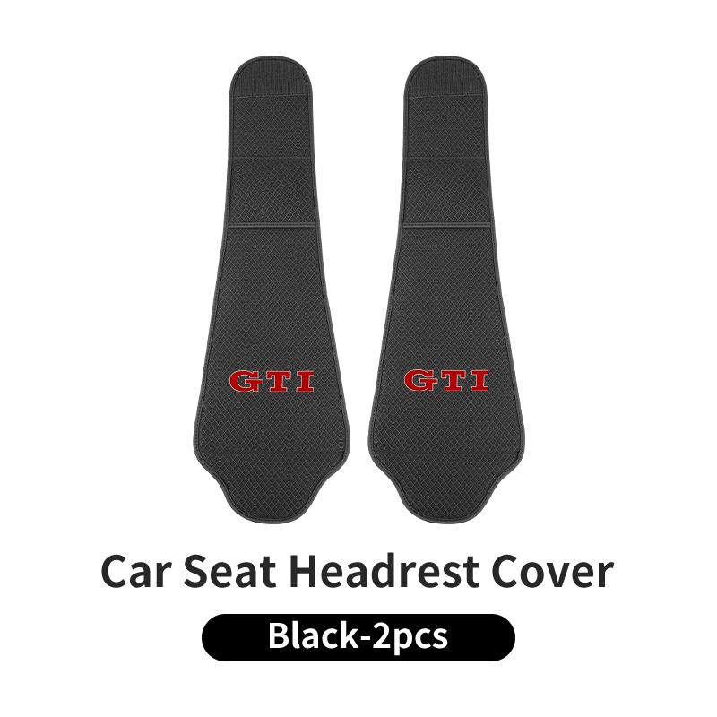 PIG1 Car Seat Ice Silk Headrest Pillow Case Storage Bag For Volkswagen VW GTI Golf 4 6 7 Tiguan Passat B5 B6 B7 CC Jetta MK5 MK6 Polo