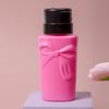 Push Down Plastic Bow Empty Pump Dispenser For Nail Polish Alcohol Makeup Remover Refillable Bottle Liquid Cleanser Storage