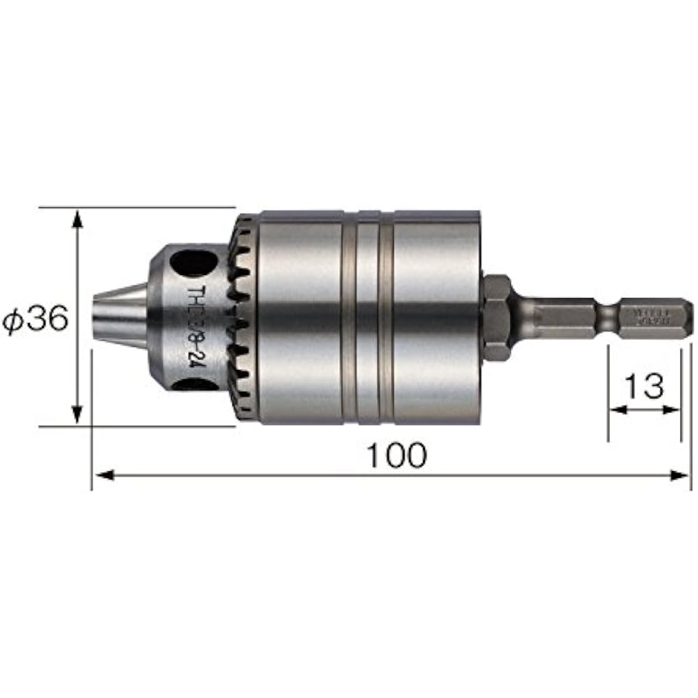 VESSEL (VESSEL) BH-21 hybrid drill chuck, 1.5 to 10 mm caliber