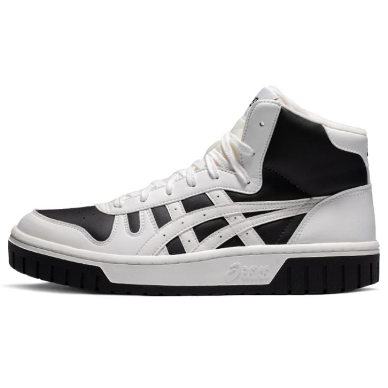 

ASICS Unisex Court Mz Hi High Heeled Sneakers White/Black Sneakers 1203A177-101 40