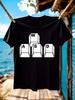 Gaming Keyboard Graphic T-shirt - WASD Layout Design - Black Tee for PC Gamers