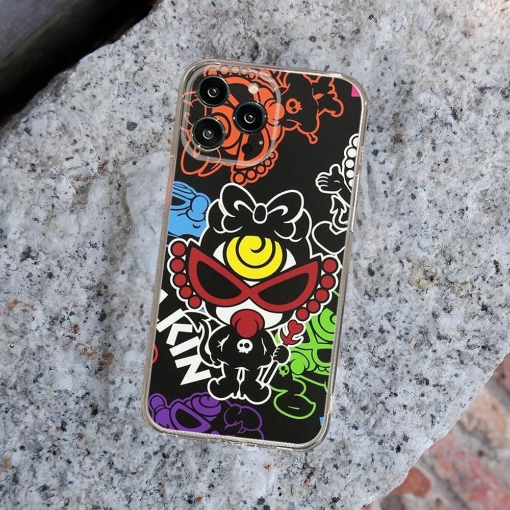 Hysteric Mini Phone Case For Iphone 15 14 13 12 Pro Mini 11 Max Xr X Xs 8 Plus Transparent Silicone