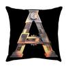 Luxury Home Decor Pillow Cover Car Living Room Sofa Cushion Cover Mechanical Style Letter Pattern Cushion Cover