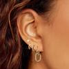 Cross-Border Women's Gold Hoop Earrings for Multiple Piercings – Exquisite Fashion Jewelry
