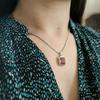 Серебряная подвеска с султанитом 3.275ct (2179917)