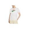 Nike Loose Fit Printed Casual Embroidered Drop Shoulder T-Shirt Women tops White DD1473-100