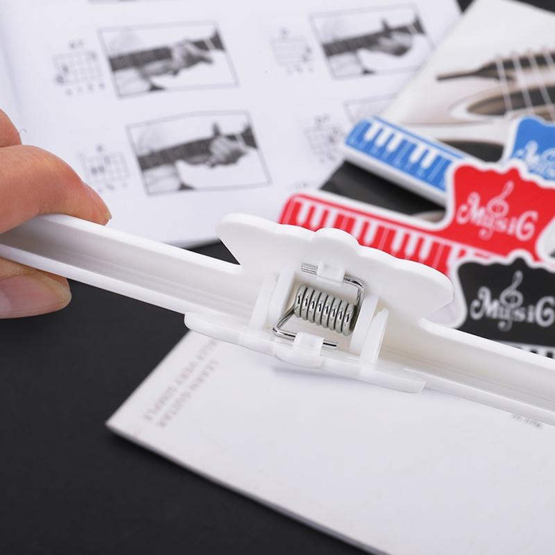 Music Note Clip Music Clip Book Page Clip Plastic Big Music Stationery Book Clip Music Book Page Holder Practice Parts