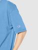 Sweatshirt Short Sleeve Round Neck Relax Fit Quick Dry Stretch UV Protection TECH Terry Short Sleeve Sweatshirt Sports Ocean L [Champion] WEAVE(R)