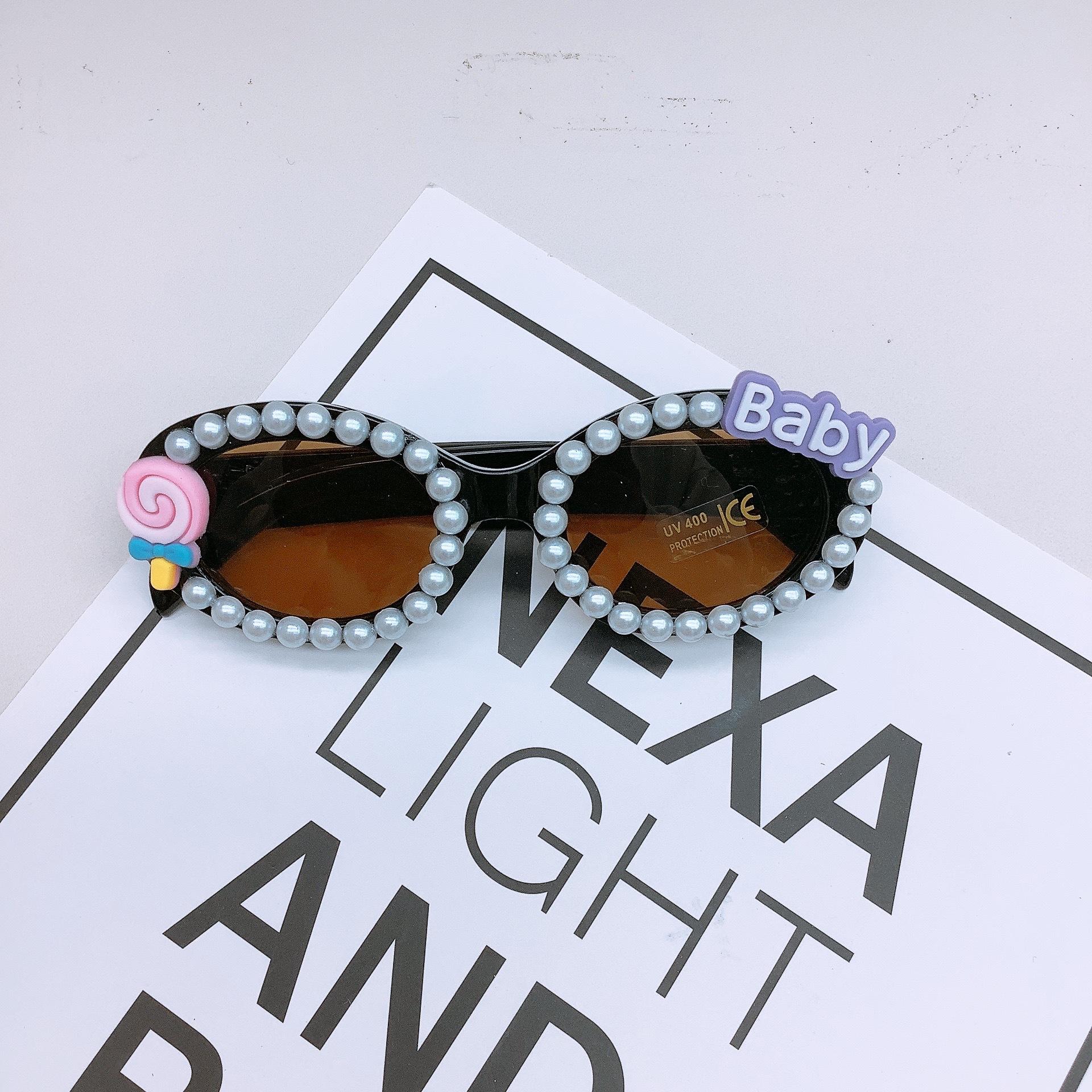 

Детские солнцезащитные очки Diy Fashion, овальная оправа, тренд, кролик, милые детские солнцезащитные очки, солнцезащитные очки