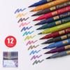 12 Pcs Soft pen point pen Calligraphy Sketch Brush Draw Hand Account Colour Pen