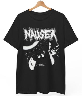 Nausea 'Cybergod' T-Shirt: Anarcho Crust Punk Unisex Tee, Hardcore Merch