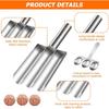 Triple Meatball Maker, Stainless Steel Meatball Maker, Meatball Mold, with Triple Spoon