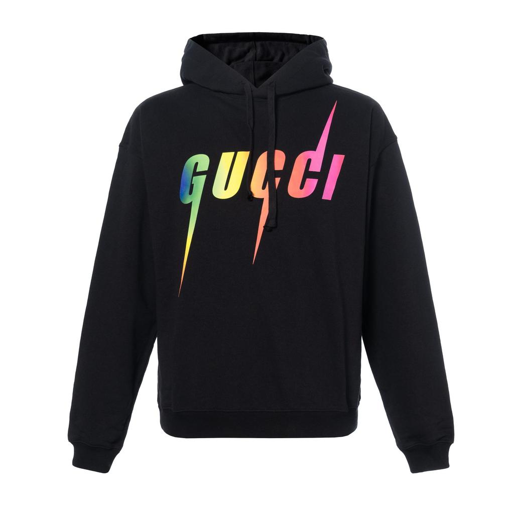 Gucci Sweatshirts Men's Black Hooded Non Detachable Moderate 700120-XJFL9-1152