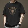 Indian Head Pure Cotton Mens T-shirt O-neck Half Sleeves Casual Loose Tee Man Hip Hop Graphic Tee High Quality Cotton Female Male Clothing