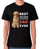 Best Golden Retriever Dad Ever T-Shirt Dog Lover Gift Father Men's Tee