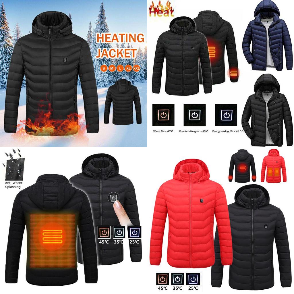 Premium Winter Electric Thermal Usb Padded Coat For Ultimate Comfort And Warmth