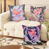 Andreadieznin Spanish Cushion Cover Silky Short Plush Home Sofa Cushion Cover - Invisible Zipper Home Decoration
