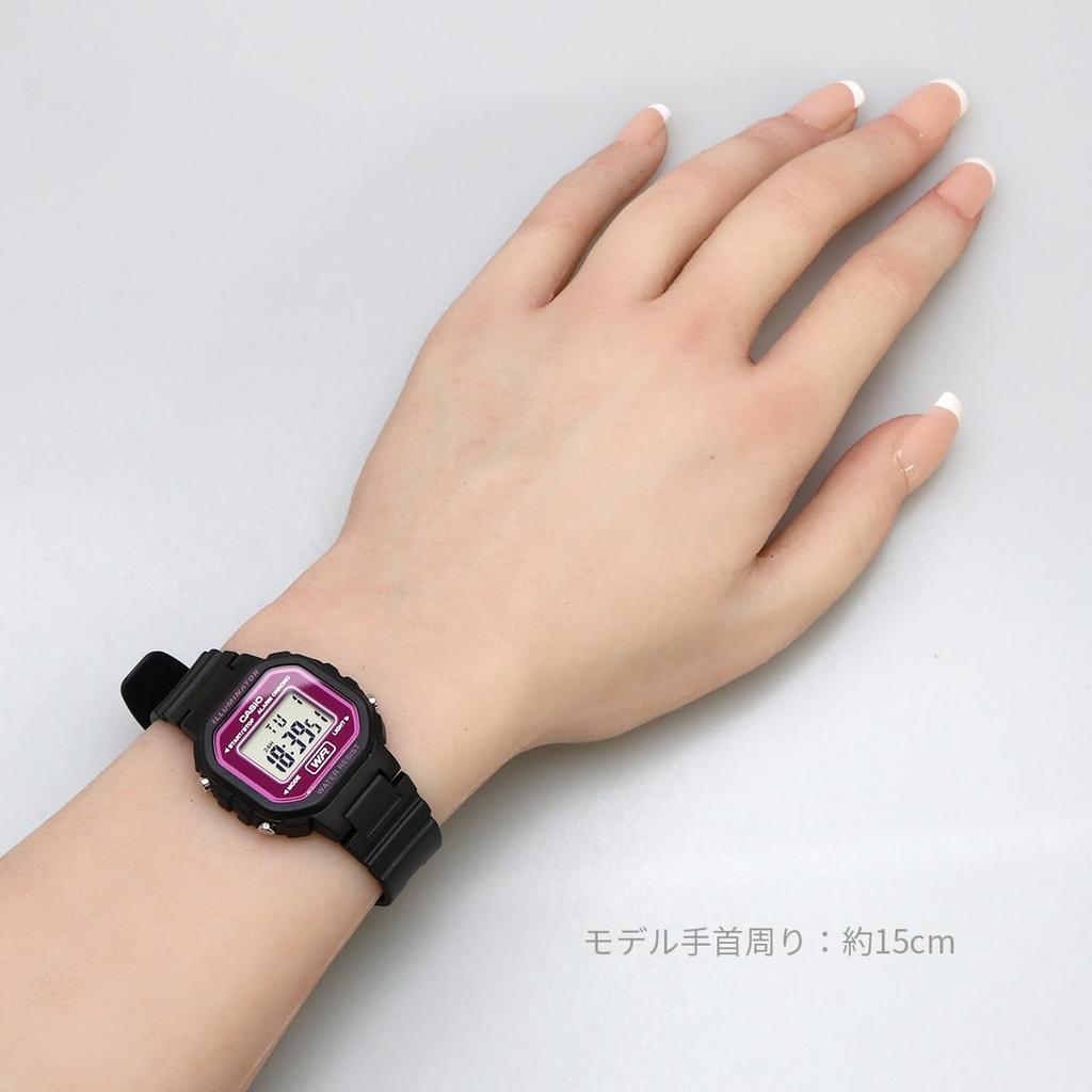 Casio LA-20WH-4A Digital Watch Women's Black X Pink