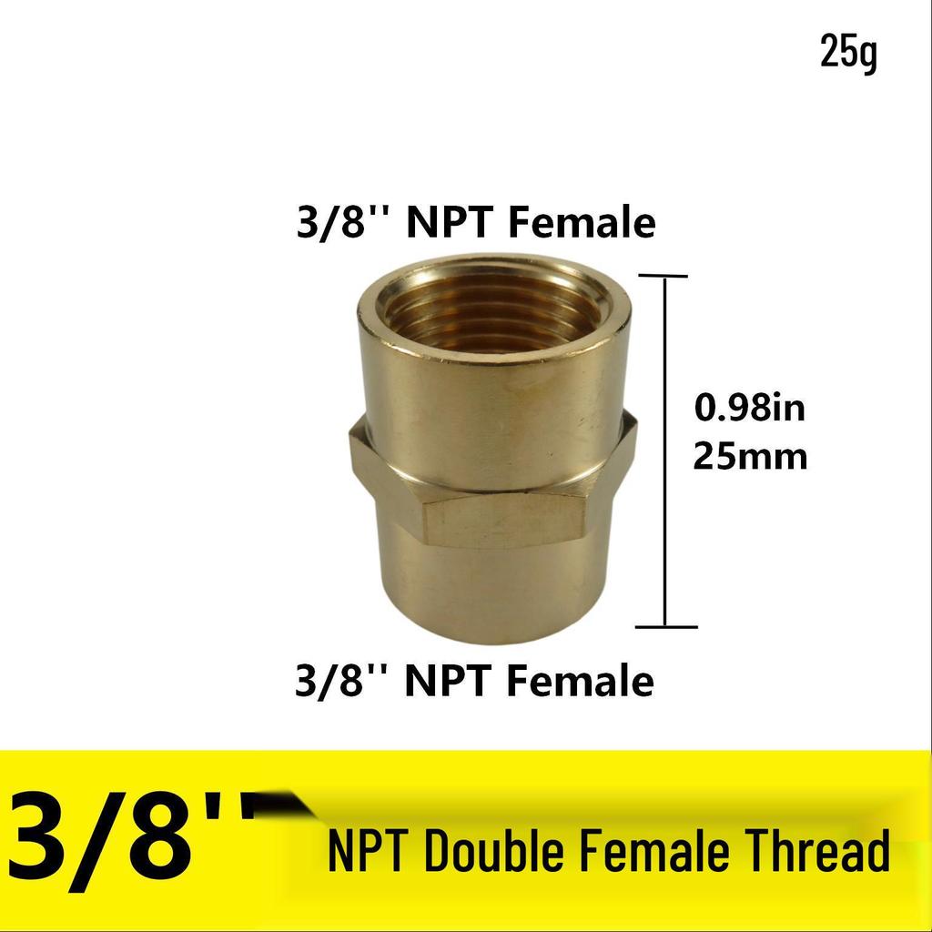 1/2" NPT Brass Male Pipe Adapter, Hex 1" NPT Male Threaded Fitting