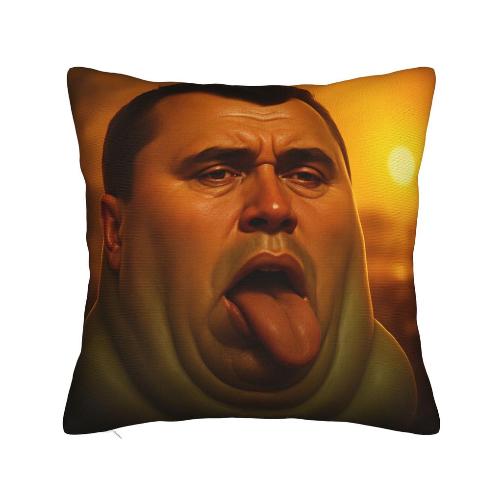 Charlie Kirk Occhi Luminosi Ritratto Divertente Brainrot Meme Federa Design Copricuscino Federe alla Moda Per Soggiorno Letto Sedia
