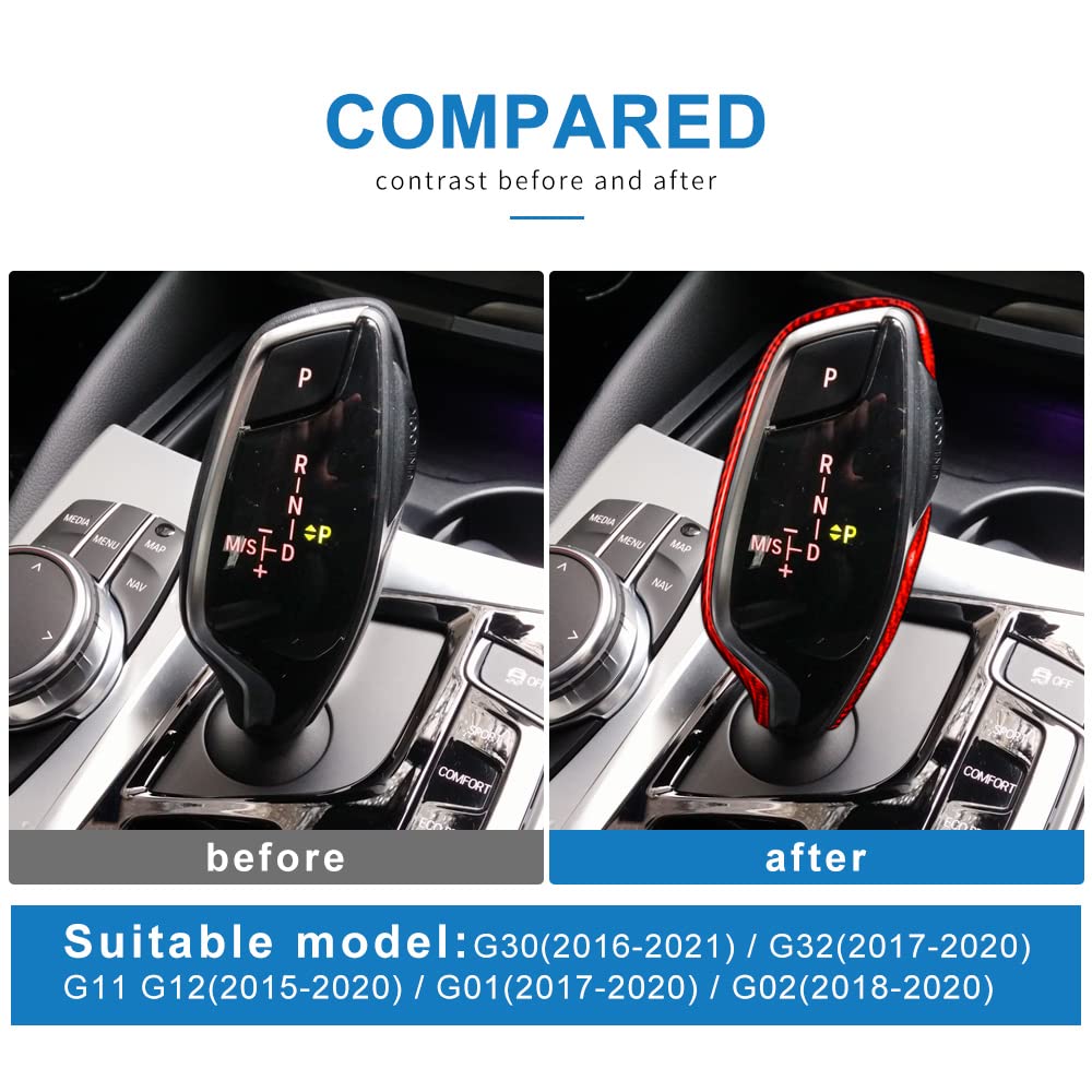 AIRSPEED BMW Gear Shift Head Cover Carbon Fiber Interior Shift