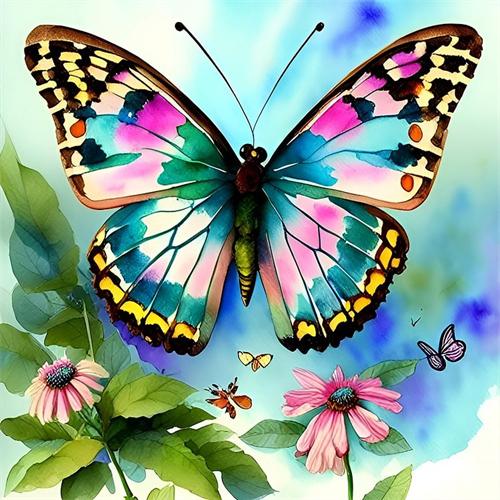 Diy Diamond Painting Mosaic Butterfly Full Square/Round Embroidery Cross Stitch Animal Daisy Crystal Home Decor