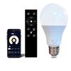2.4G Remote-Control LED Bulb, Wide Voltage, Three-Color Temp, Stepless Dimming, E26 Base