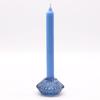 Candle Holders Taper And Tealight Royal Blue 2-Pack