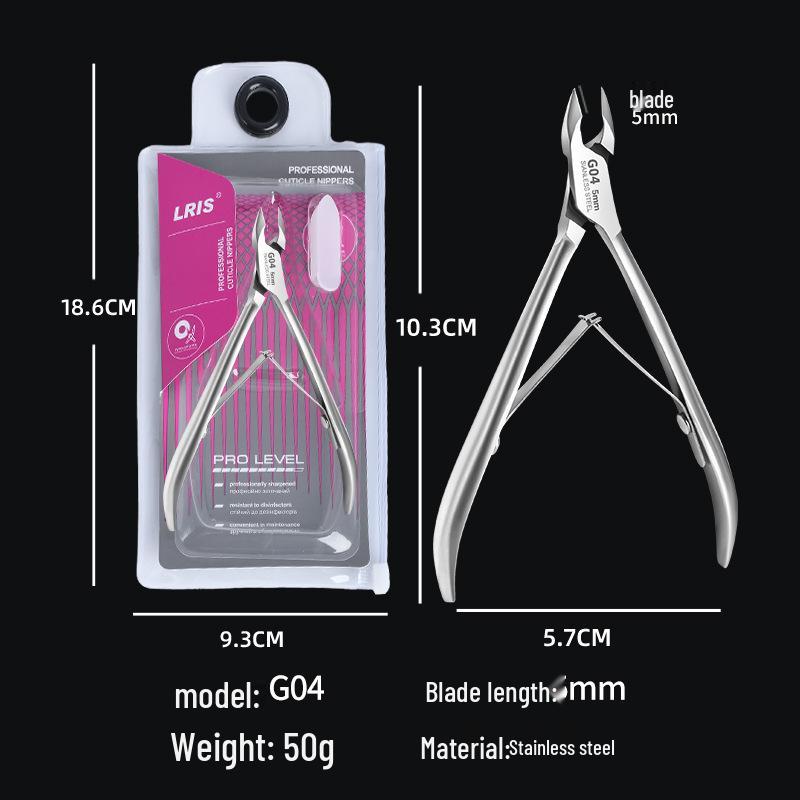 Swan Scissors: Ukrainian Stainless Steel Cuticle Nippers for Removing Hangnails & Dead Skin
