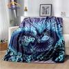 Dragon Blanket 3D Printing Animal Art Soft and Comfortable Sofa Bed Bedroom Decorative Bedspread Travel s