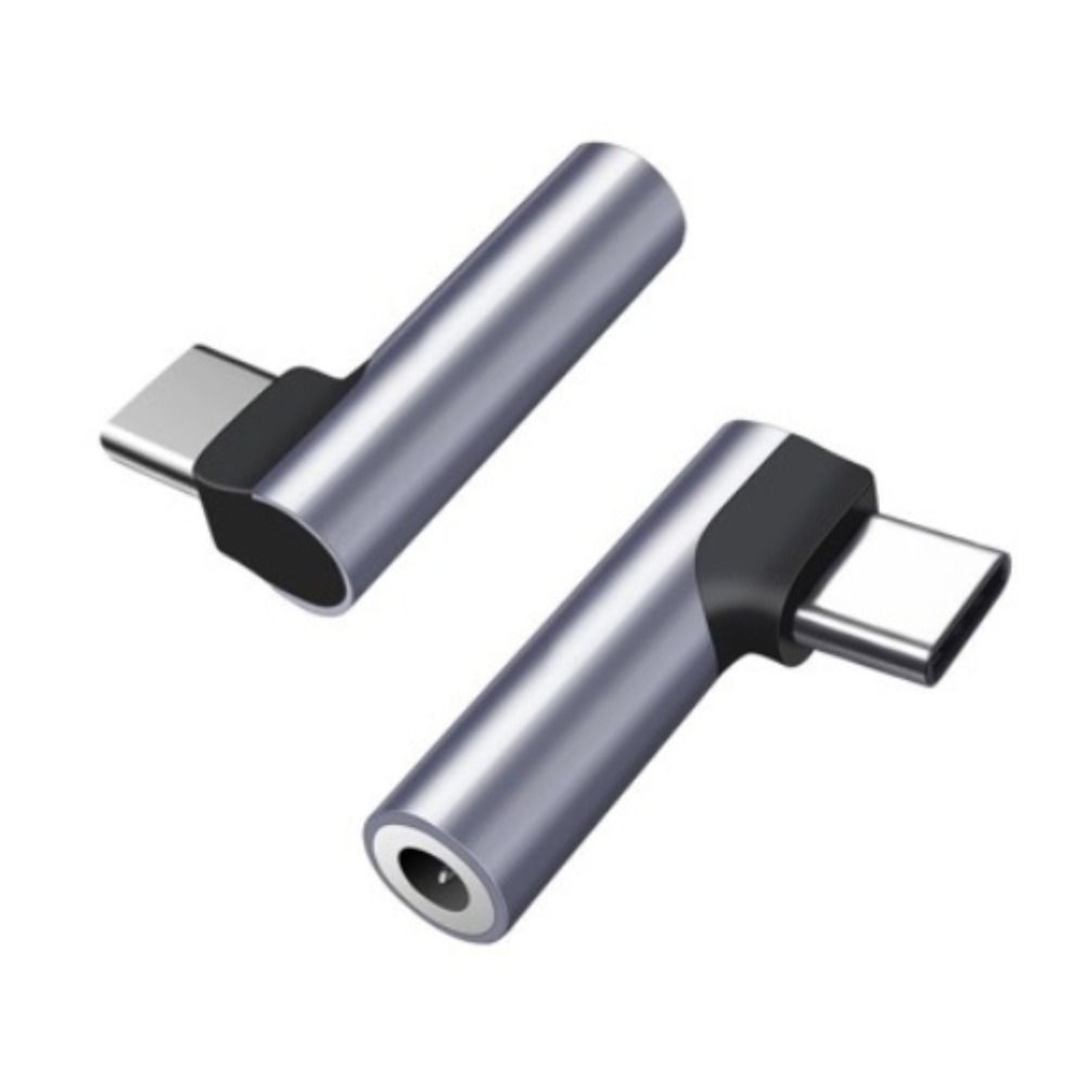 Usb C Earphone Adapter Right Angle Wired Headset Type C Converter  for Headphones/Phone
