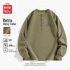 Men's Waffle Knit Long Sleeve T-Shirt
