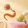 Silicone Rolling Ball Cat Toy with Bellflow Life Electric Teaser