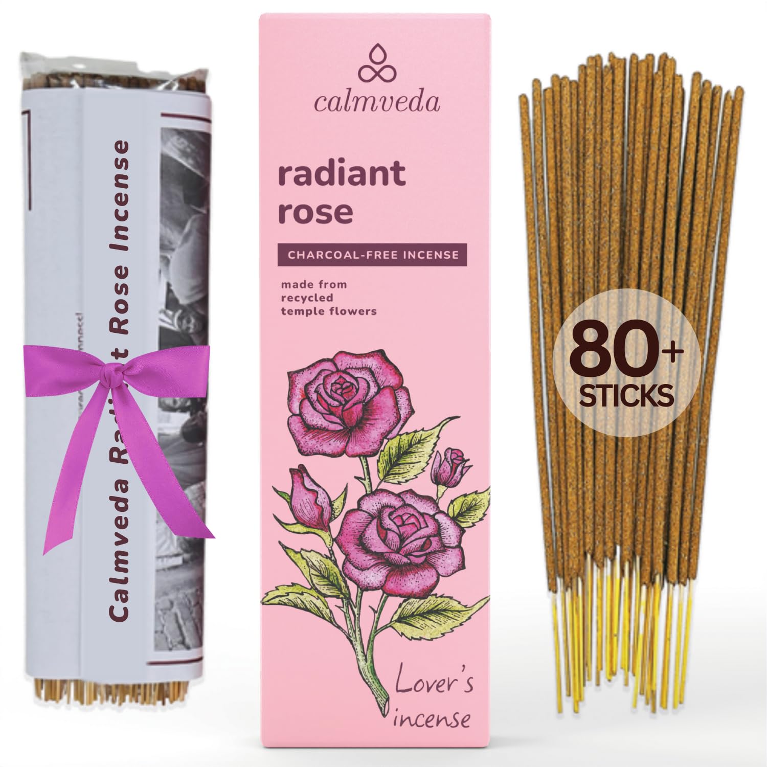 Calmveda Rose Incense Sticks- 80 Incense Sticks