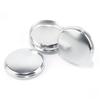 Rhinotuning Wheel Center Caps for Buggy and Trailer Dust Covers, 113.3mm and 106mm, 4-Piece Chrome Silver Wheel Center Caps