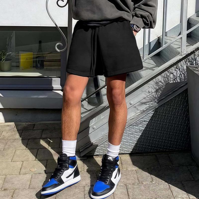 Men's Solid Color Sports Casual Shorts