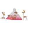 Resin Sitting Standing Deer Statues Reindeer Figurines Ornaments Mountain Rockery Sculpture for