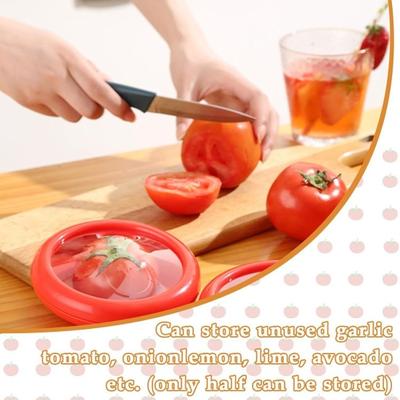 4 Teile/satz Obst Und Gemüse Gemüsefach Lagerung Container Wiederverwendbare Kühlschrank Box Keeper für Zwiebeln Tomaten Zitronen Avocados Transparent Film