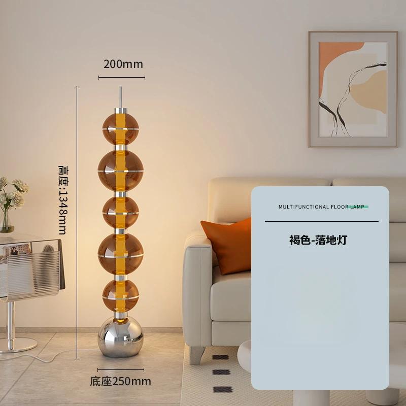 

Nordic Дания тыква лампа дизайн диван рядом с гостиной спальня торшер творческая сеть красная атмосфера homesay Tricolor light