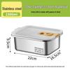 Zhishi 304 Stainless Steel Square Food Container