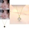Trendy Clover Sweater Necklace Chic And Unique Suitable For Women